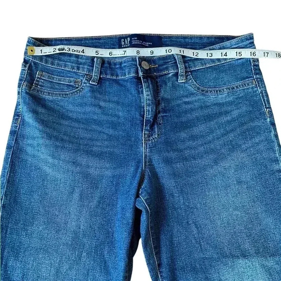 NWOT, GAP, Mid Rise Favorite Ankle Jeggings, Size 30, Dark Indigo Blue - Picture 8 of 11